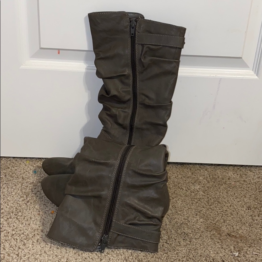Grey Boots